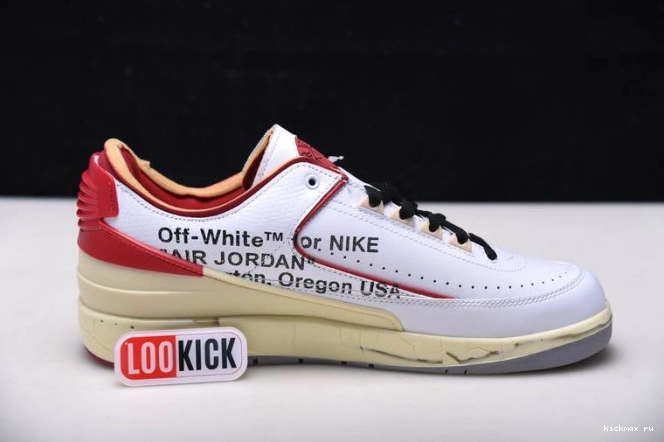 Cheap 2 Jordan Red DJ4375-106 Low SP White Off-White Retro 0714